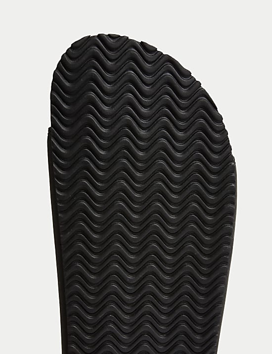 Leather Slip-On Sandals