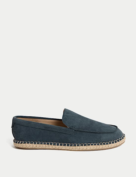 Espadrilles à enfiler en daim
