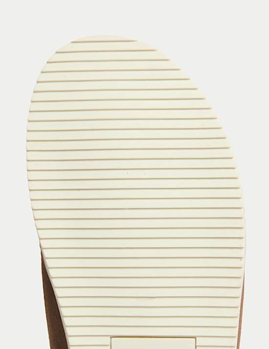 Suede Slip-On Sandals