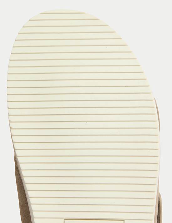 Suede Slip-On Sandals