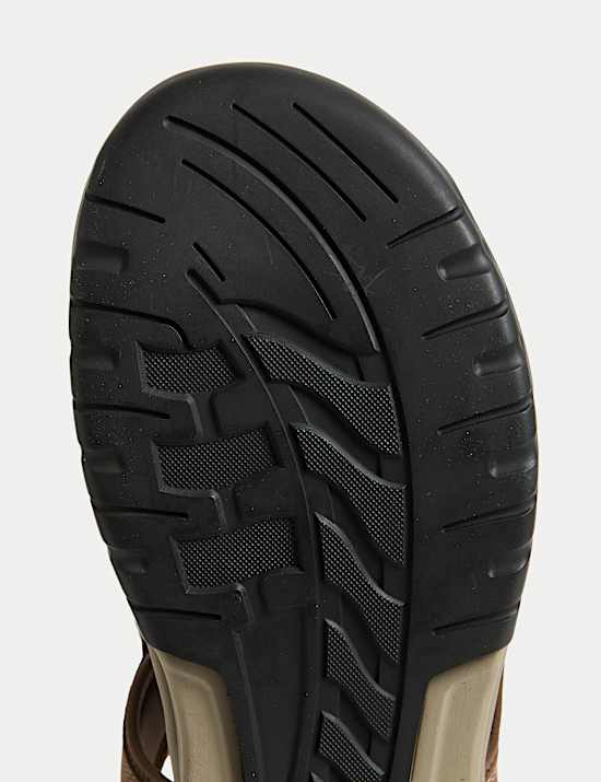 Nubuck Two Strap Sandals