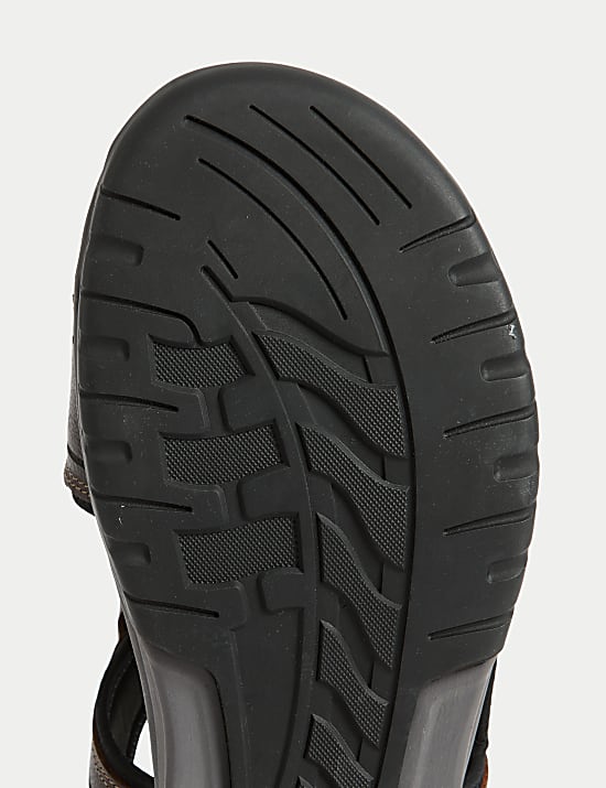 Leather Riptape Sandals