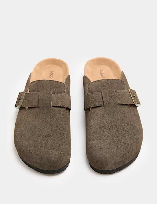 Suede Corkbed Mule
