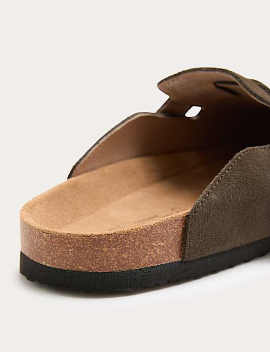Suede Corkbed Mule
