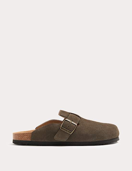 Suede Corkbed Mule