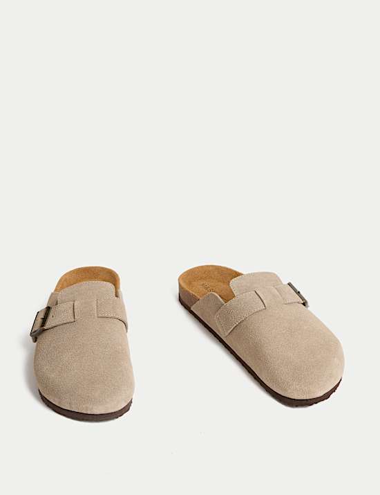 Suede Corkbed Mule