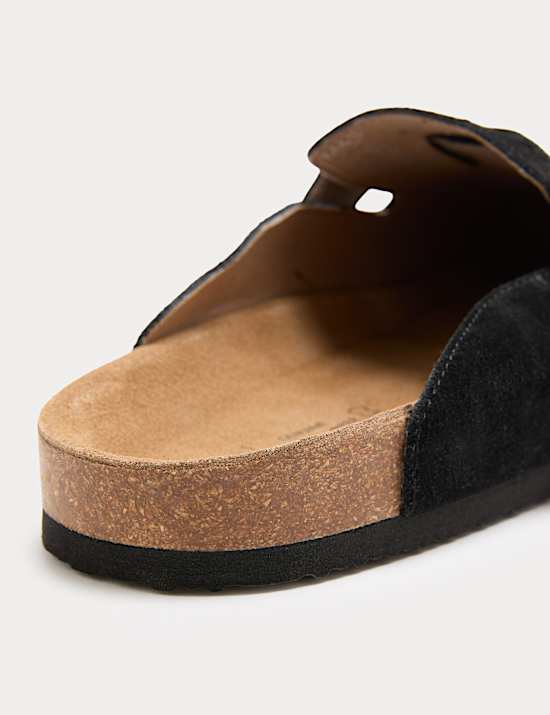 Suede Corkbed Mule