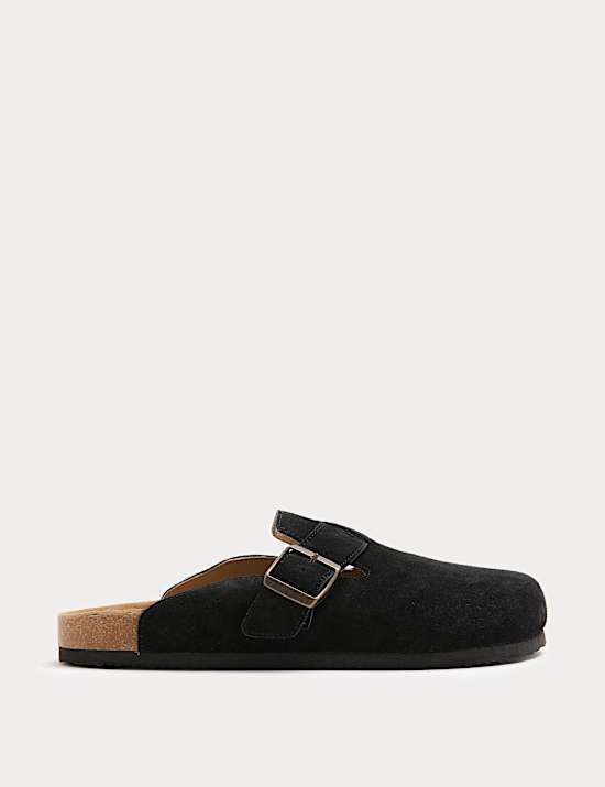 Suede Corkbed Mule