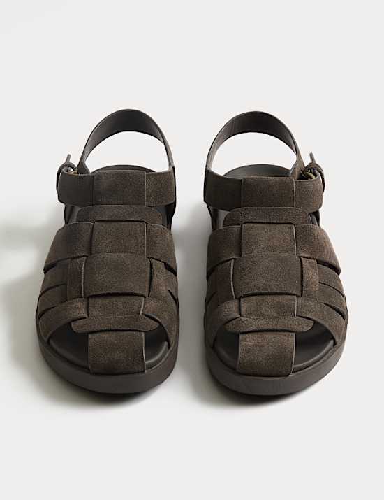 Suede Fisherman Sandals