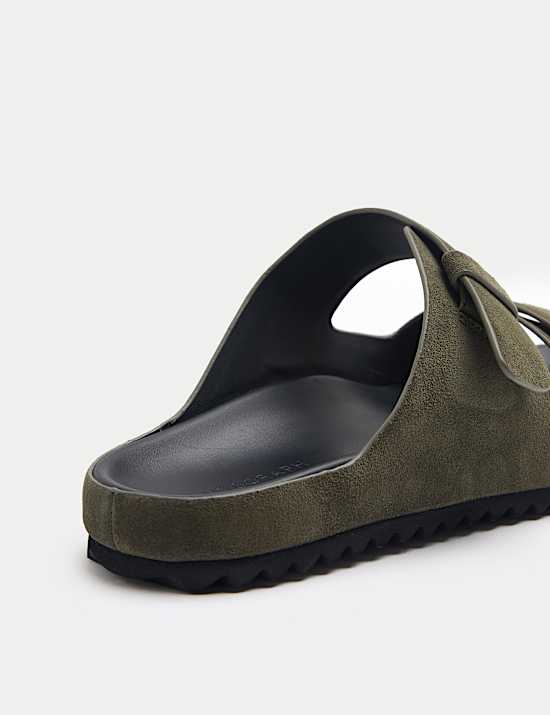 Autograph Suede 2 Strap Sandals