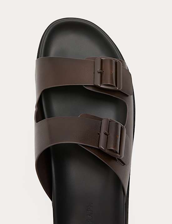 Leather 2 Strap Sandals