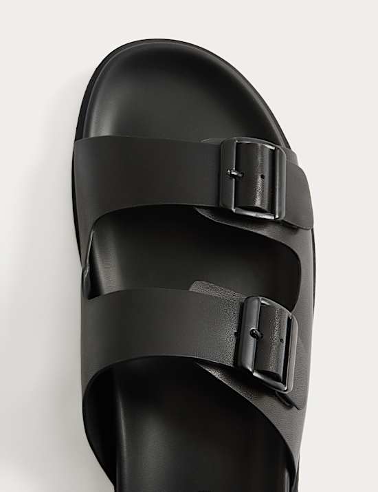 Leather 2 Strap Sandals