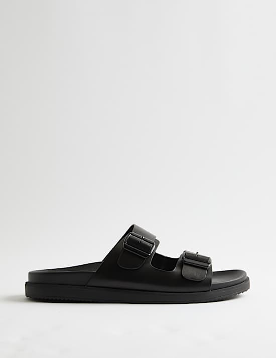 Leather 2 Strap Sandals