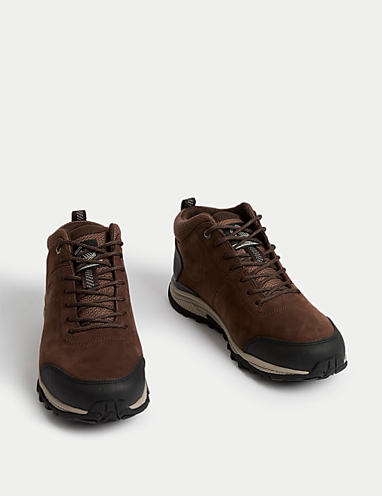 Leather Waterproof Chukka Walking Boots