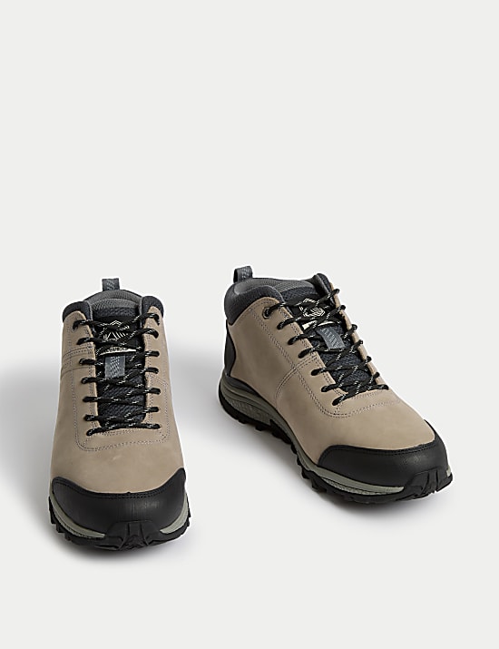 Leather Waterproof Chukka Walking Boots