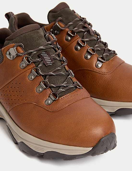 Leather Waterproof Walking Shoes