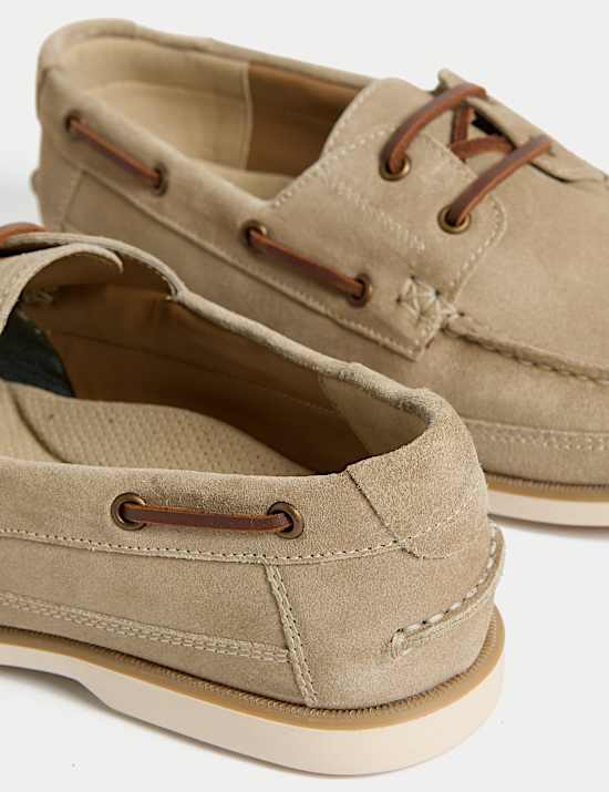 Suede Slip-On Deck Shoes