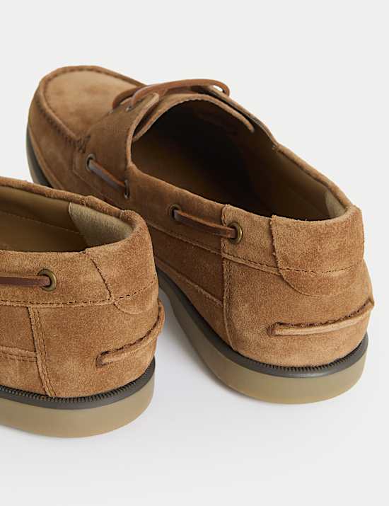 Suede Slip-On Deck Shoes