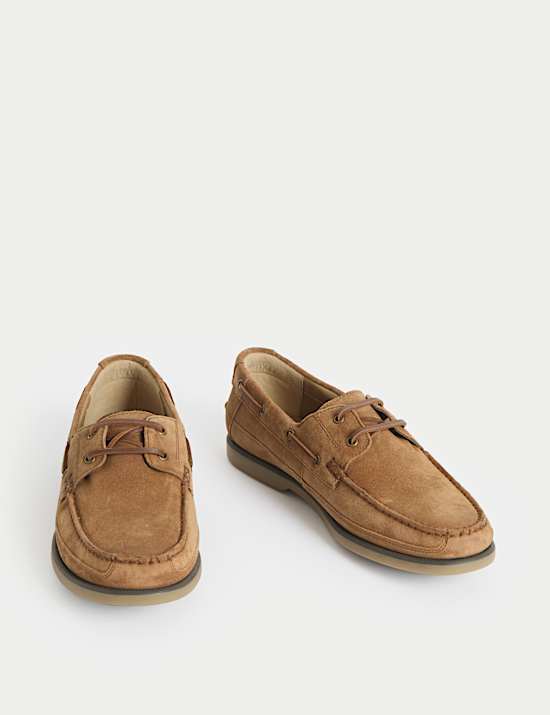 Suede Slip-On Deck Shoes