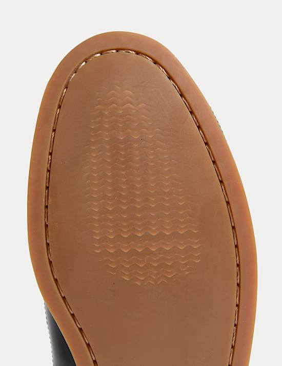 Leather Slip-On Boat Shoes