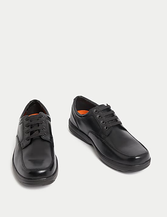 Wide Fit Airflex&trade; Leather Shoes