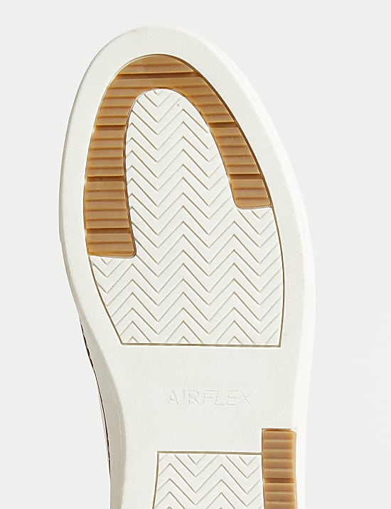 Airflex™ Leather Lace Up Trainers