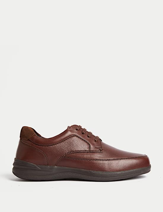 Wide Fit Leather Apron Shoes