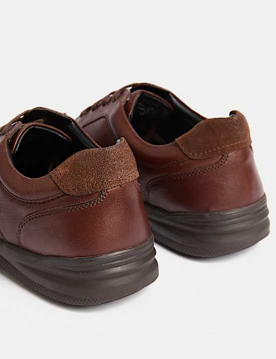 Wide Fit Leather Apron Shoes