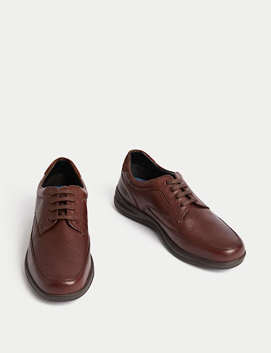 Wide Fit Leather Apron Shoes