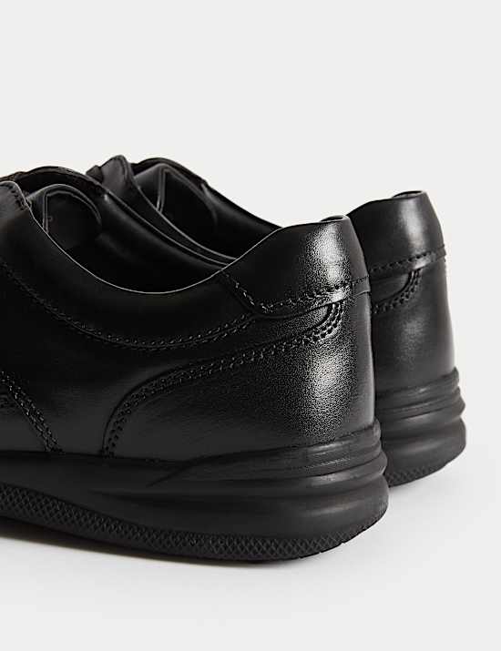 Wide Fit Leather Apron Shoes