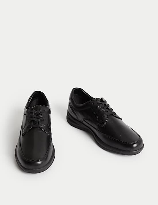 Wide Fit Leather Apron Shoes
