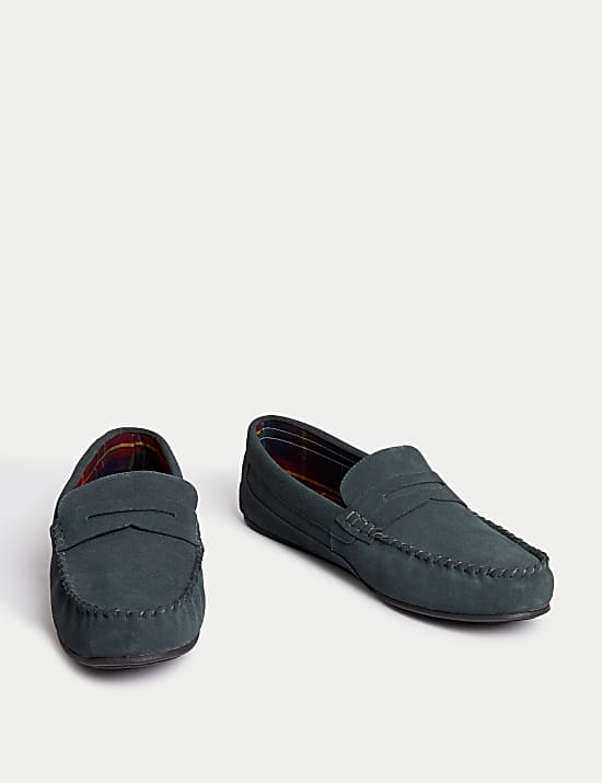 Suede Slippers with Freshfeet™