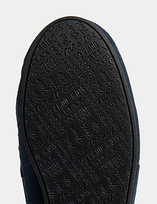 Suede Slippers with Freshfeet™