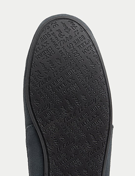 Suede Slippers with Freshfeet&trade;