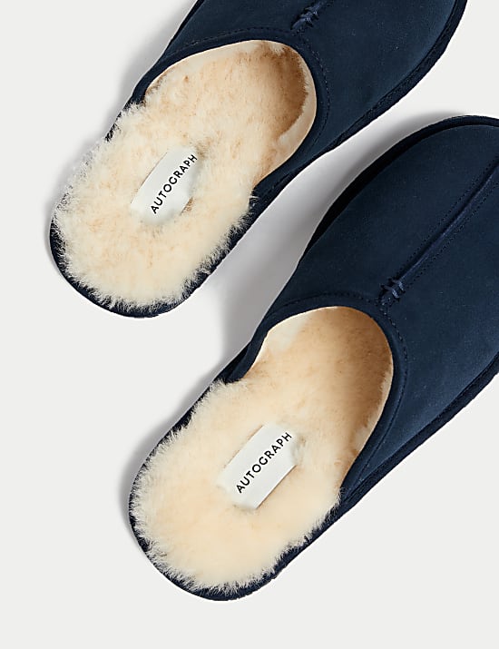 Suede Mule Slippers with Freshfeet&trade;