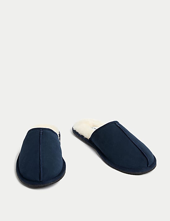 Suede Mule Slippers with Freshfeet&trade;