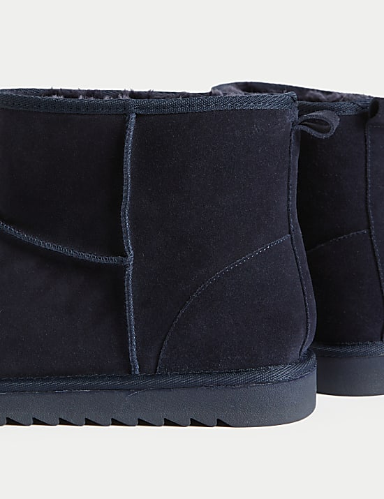 Suede Slipper Boots with Freshfeet™