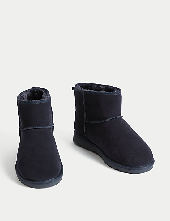 Suede Slipper Boots with Freshfeet™