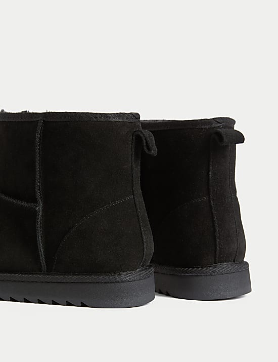 Suede Slipper Boots with Freshfeet™