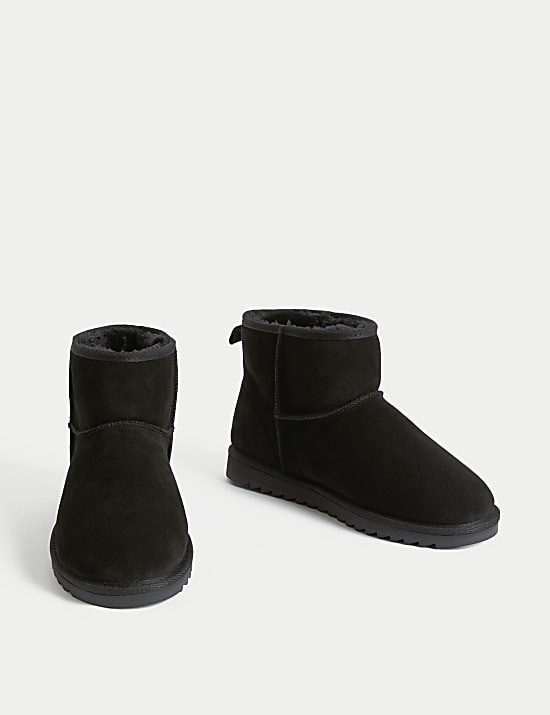Suede Slipper Boots with Freshfeet™