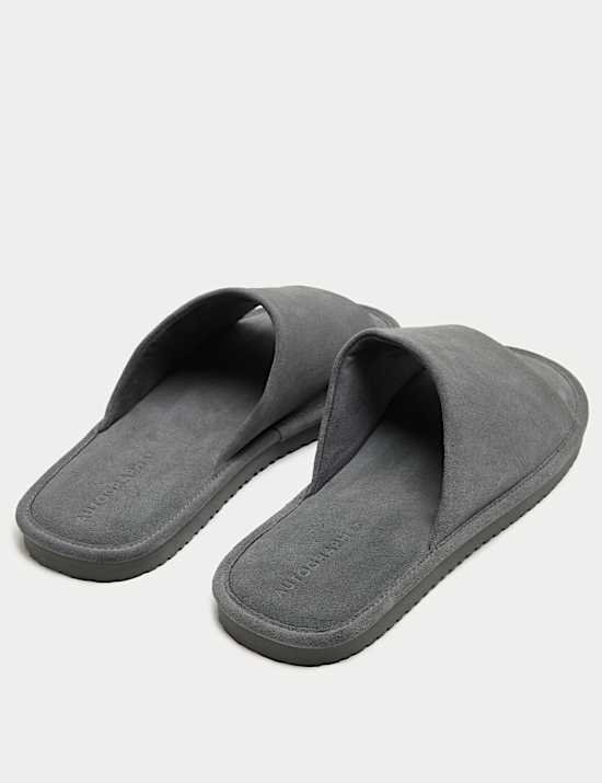 Suede Sliders