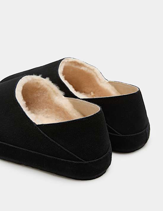 Suede Mule Slippers with Freshfeet&trade;