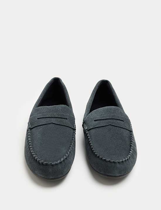 Su&egrave;de mocassins met Freshfeet&trade;