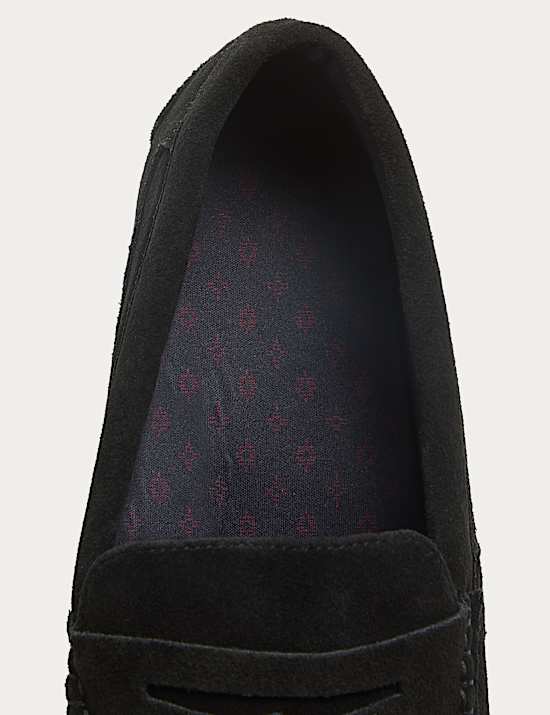 Suede Moccasin Slippers with Freshfeet&trade;