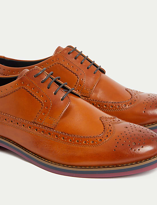 Leather Trisole Brogues