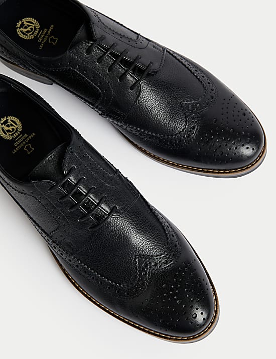 Leather Trisole Brogues