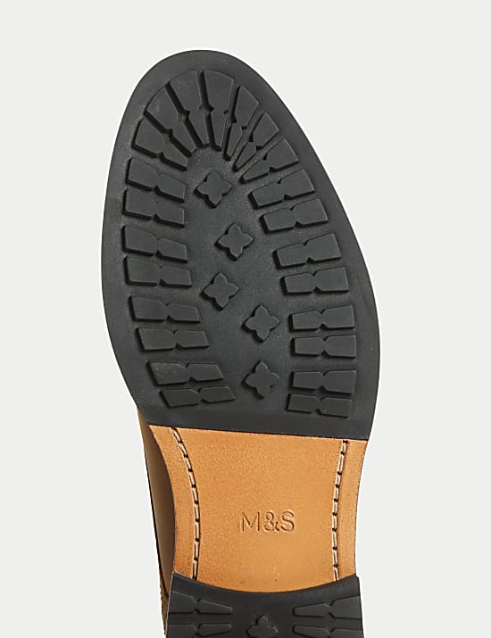 Leather Shower Resistant Derby Shoes