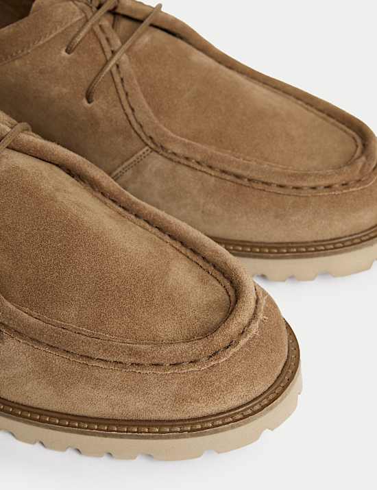 Suede Cleated Loafers