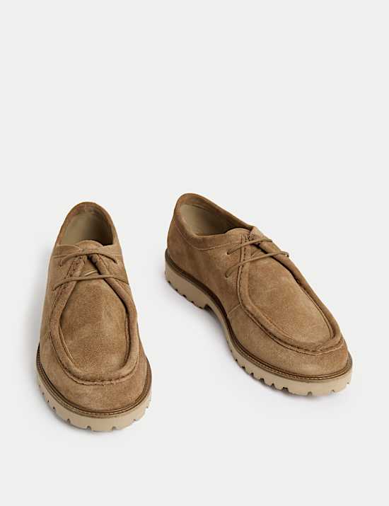 Suede Cleated Loafers
