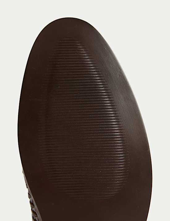 Leather Woven Loafers